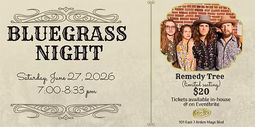 Bluegrass Night with Remedy Tree