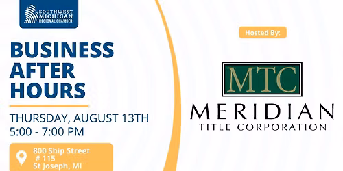 Business After Hours: Meridian Title Corporation
