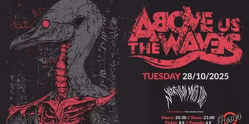 Above Us The Waves x Notation Must Die | TUE 28.10 Live @Rover Bar
