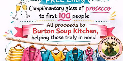 Abbots Bromley Community Choir Fundraising Pre-Loved Ladies Clothes Sale