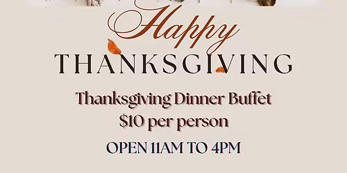 Thanksgiving Day Dinner Buffet
