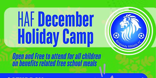 Football\/Sports\/Activities\/Games - Holiday Camp - FREE for children on free school meals