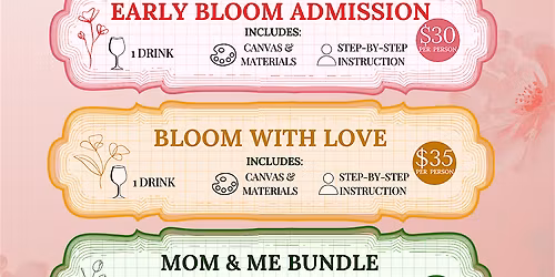 Bloom With Love: Mother\u2019s Day Paint & Sip | Seene House