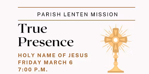 Parish Lenten Mission