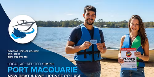 Port Macquarie Boat & PWC Licence Course