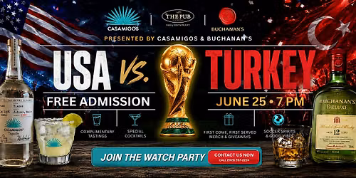 The Pub World Cup Watch Party: USA vs Turkey