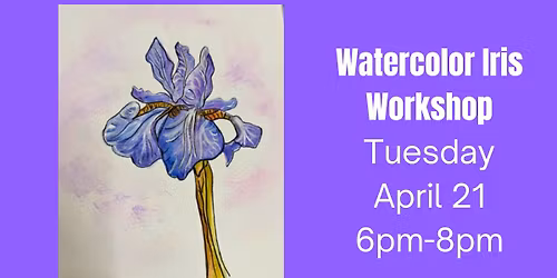 DIY Workshop - Watercolor Iris