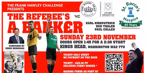 The Referee's a Bank\u00a3r