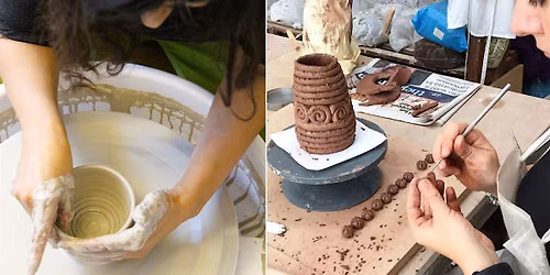 One-off pottery wheel taster Saturday 19th September10.30am-12.45pm