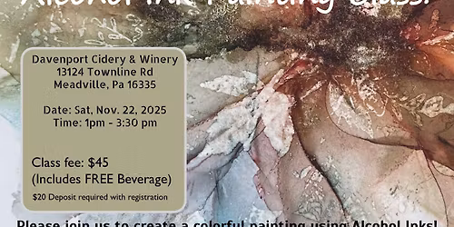 Alcohol Ink Painting Class