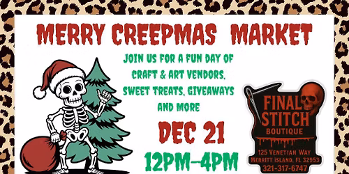 Merry Creepmas Market @Final Stitch Boutique