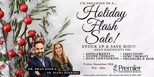 Holiday FLASH SALE! One Day Only!
