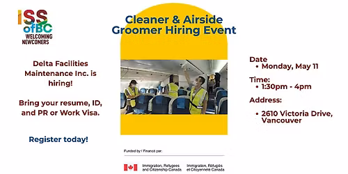 Cleaner & Airside Groomer Hiring Event