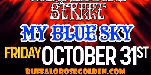 SHAKEDOWN STREET and MY BLUE SKY  Halloween Night at Buffalo Rose