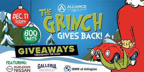 Dallas The Grinch Gives Back!