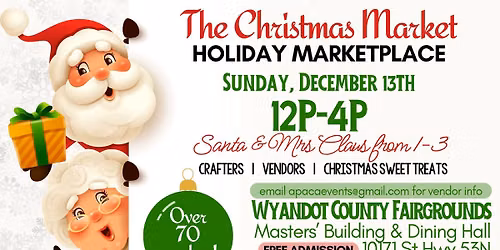 8th Annual Christmas Market at the Wyandot County Fairgrounds