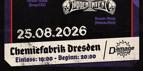 THRASH TITANS VOL.2 - MORTAL SIN x HIDDEN INTENT x FA\u00dcST