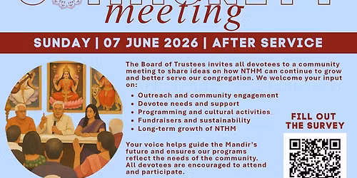 NTHM COMMUNITY MEETING