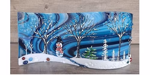Winter Wonderland Fused Glass