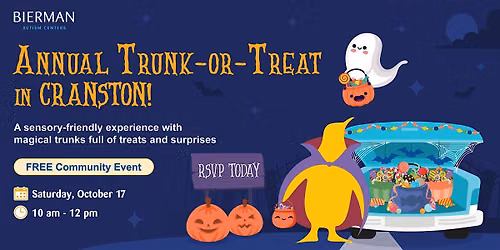 Sensory-Friendly Trunk-or-Treat in Cranston!