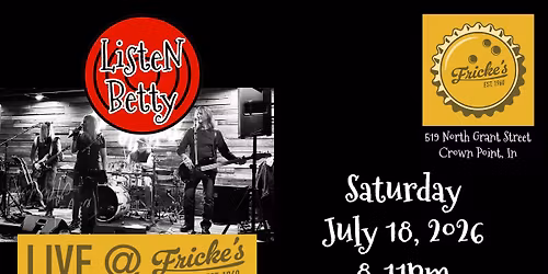 Listen Betty at Fricke's Bar