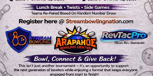Stream Bowling Summer Weekend TWISTED DOUBLES  and Stream Bowling Summer Eliminator 