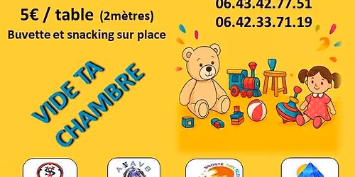 Vide grenier & Vide ta chambre T\u00e9l\u00e9thon 