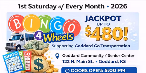 Bingo 4 Wheels Fundraiser!