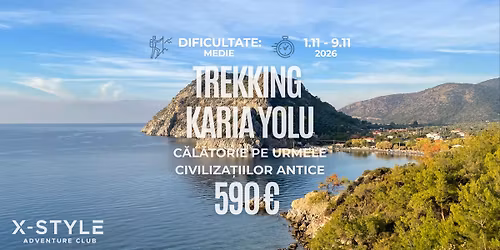 Karia Yolu - o c\u0103l\u0103torie pe urmele civiliza\u021biilor antice