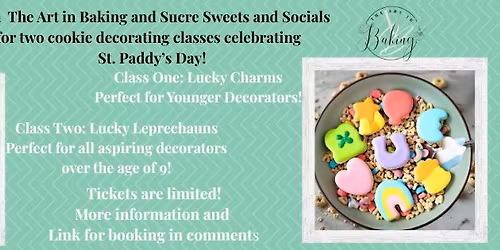 ST PADDY'S DAY COOKIE DECORATING CLASSES