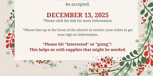 Christmas Clothes Closet Giveaway 