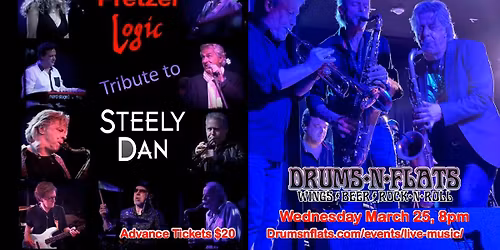 Pretzel Logic tribute to Steely Dan Live at Drums N Flats