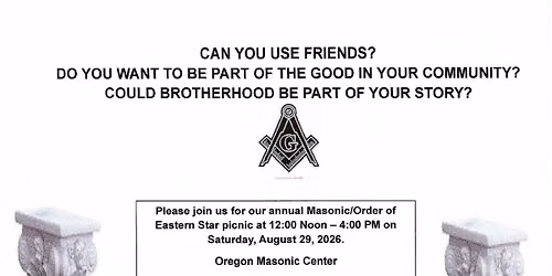 Oregon Free Mason's 160yr celebration picnic