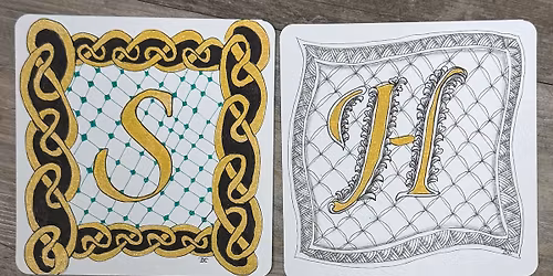 Zentangle: Illuminated Letters w\/ Diana