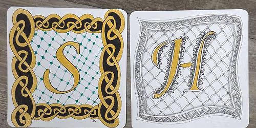 Zentangle: Illuminated Letters w\/ Diana