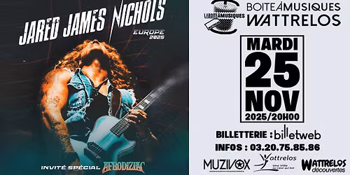 JARED JAMES NICHOLS + Guest (BLUES - ROCK \/ USA)