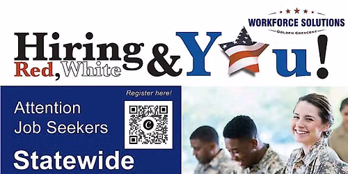 Hiring Red White & YOU! November 12th 2026 10am-2pm