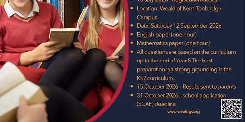 Weald of Kent Grammar Assessment