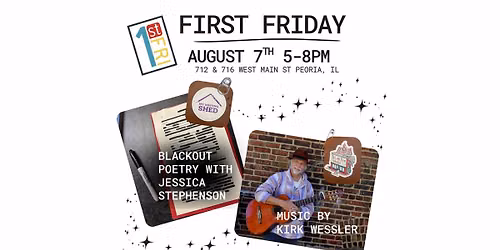 First Fridays Amplified: Live Music & Blackout Poetry