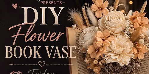 DIY Flower Book Vase \ud83d\udcda\ud83d\udc90