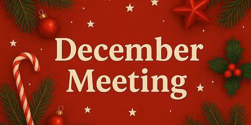 December Meeting - Christmas Party