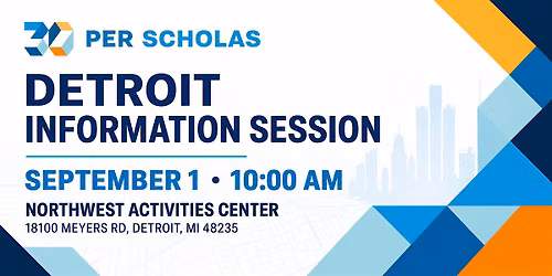 Per Scholas Detroit Information Session - Northwest Activities Center