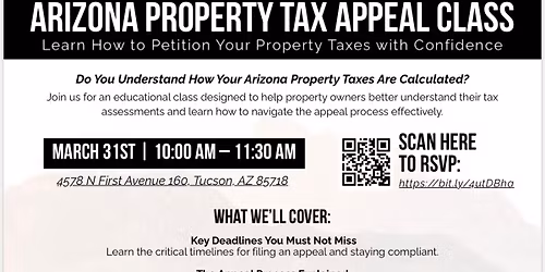 Arizona property tax appeal class
