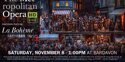 Met HD: La Boh\u00e8me (Puccini)