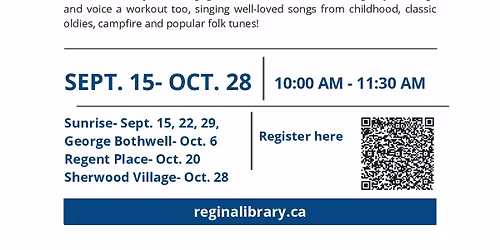Music in the Morning at Regina Public Library!