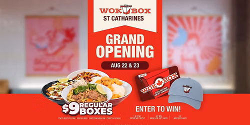 Wok Box St Catharines Grand Opening