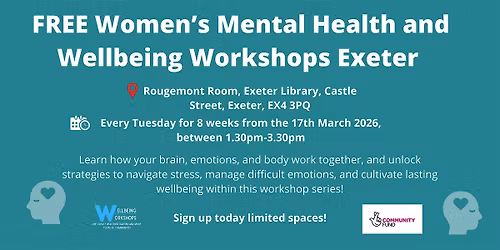 Free Exeter Women's Wellbeing Workshops Start March 2026