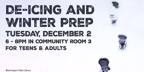 De-Icing and Winter Prep