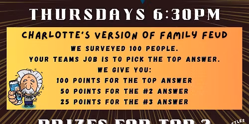 SURVEY SAYS hosted by Mindless Minutia Trivia at Harp & Crown \ud83e\udde0\ud83e\uddd0