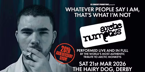 Arctic Numpties live in Derby - Debut album 20th Anniversary Show